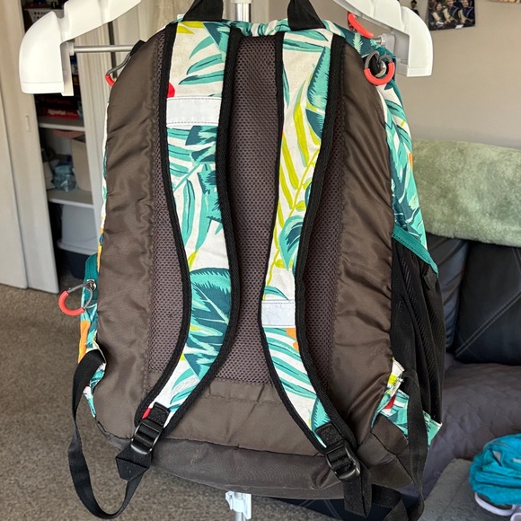 Embark Jartop Elite Backpack in a teal tropical floral print. - Picture 10 of 10